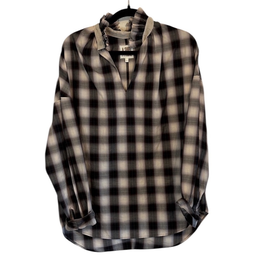 A Shirt Thing Penelope Plaid Shirt Size L